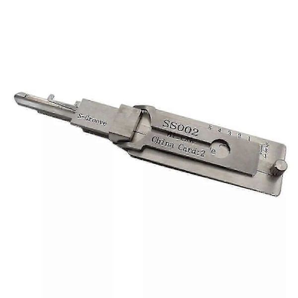 2-i-1 Lishi-verktyg för Sc1 Sc4 Kw1 Kw5 Am5 M1/ms2 Ss001 Nsn14 Cy24v.2 Fo38 Gm37 Gm39 S5002