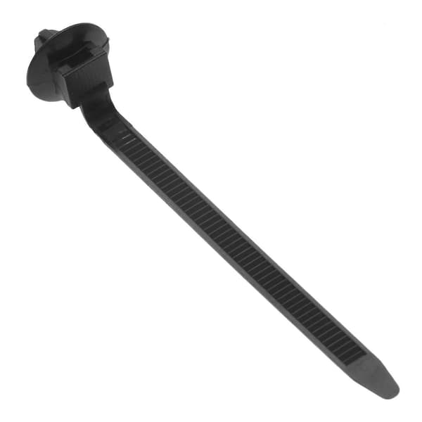 50 st. Biltrådbindare Nylon Push Mount Clips Kabelbindare Fästklämmor Fästning Zip Strap Självlåsande Plastbindare