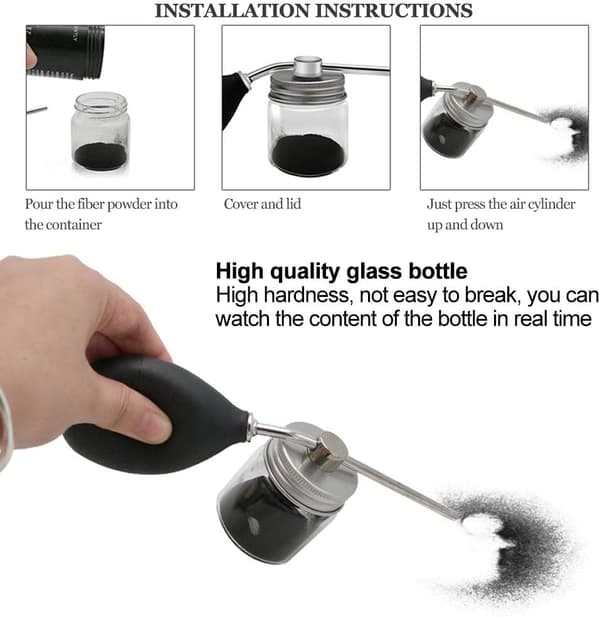 Tettfri applikator for kiselgurpulver