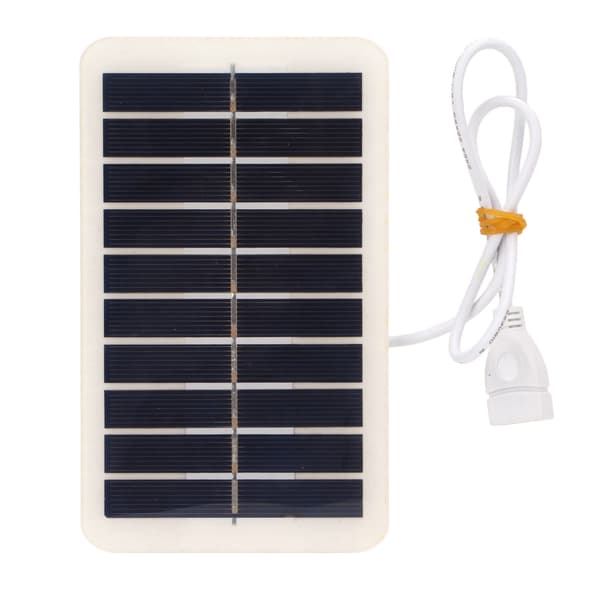 5V 2W 400mA Solcellspanel Utomhus Nöd USB Solpanel Bärbar Solladdare Panel för Mobiltelefon