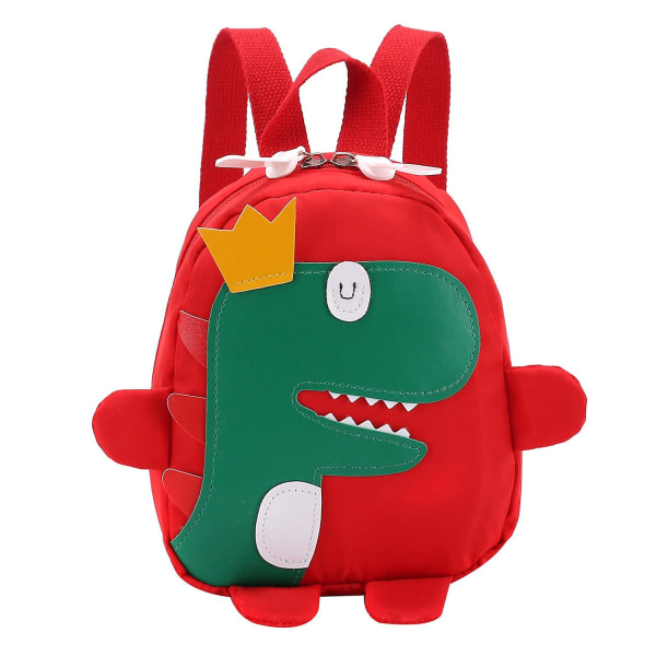 Søde børn børnehave skoletaske 3d tegneserie dinosaur mini rygsæk Ny baby dreng skoletaske rød red