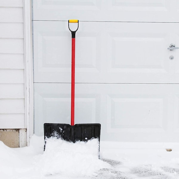 Håndtak 32mm ID Erstatning Spade Gaffel Håndtak Hage Snørydding Rake Graveverktøy Håndtak (Gul Svart) (1 Stykke)