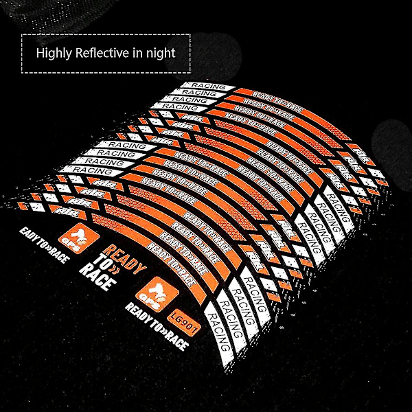 För Ktm Duke 200 390 690 790 890 1290 Motorcykel Hjul Dekal 17 Tum Fälg Stripe Tejp Ready To Race Logo Dekaler Tillbehör