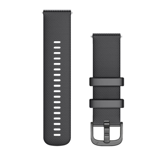 Passer til Garmin vívoactive 4 silikonerem, universal bredde 18mm remstørrelse