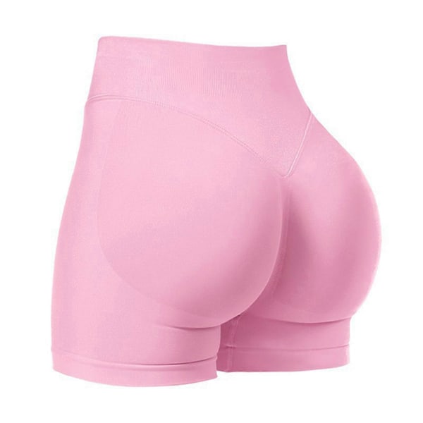 Højtaljede Yoga-shorts til Kvinder, Høj Elastisk Sømløs Fitness Buks til Forår Sommer XL