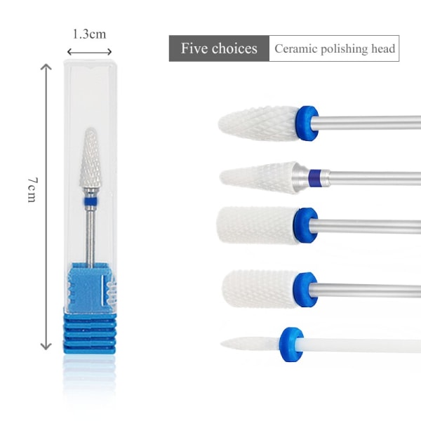 Keraaminen volframikarbidi naulanterä pyörivä jyrsintä Nail drill bits E