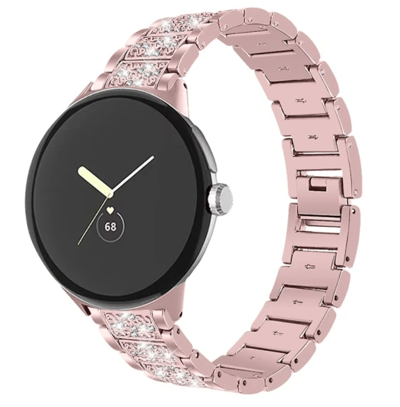 Rhinestone Metallarmband Google Pixel Watch / Watch 2