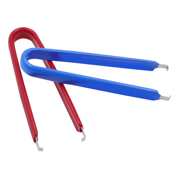 IC Puller Komponent Grabbers Manifolds Puller Multi Farve Valgfri Simples U Clip IC Klemme Træbearbejdning Skruestik Hurtig Udløsning (A, One Size)