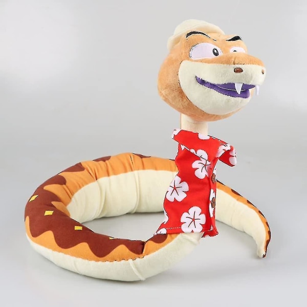The Bad Guys Plyschleksaker - Ms. Tarantula/mr Wolf/mr Snake/mr.shark/mr Piranha - Cute Soft Stuffed Animation Animation Figure For Fans_y S Mr. Snake