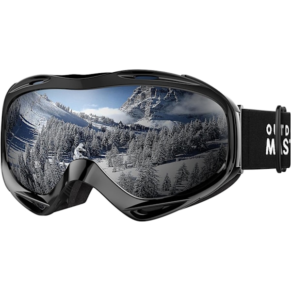 Slalombriller - Ski-/snowboardbriller for menn, kvinner og ungdom - 100 % UV-beskyttelse