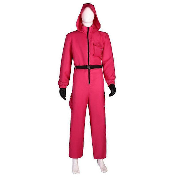 Squid Game 2 Voksen Trekant Vakt Jumpsuit Triangular L