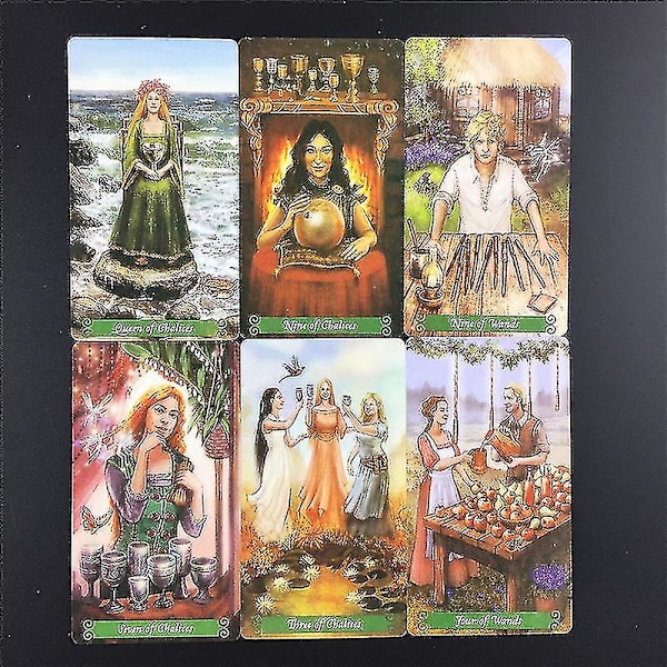 The Green Witch Tarotkortlek Sällskapsspel Oracle Spelkort 78 st Tt49