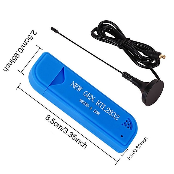 25 MHz -1760 MHz Mottaker for SDR RTL2832U R828D A300U DAB FM