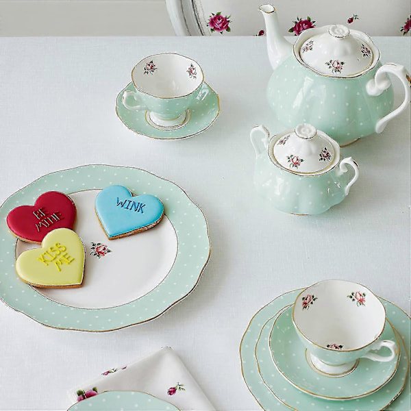 Polka Rose Tekop & Underkop Sæt