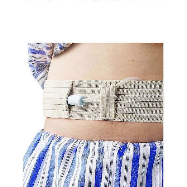 Peritonealdialysebelte, G/peg-slangeholder, pustende justerbart kateter magebelte, bruk i kateterbeskyttelse S yu L