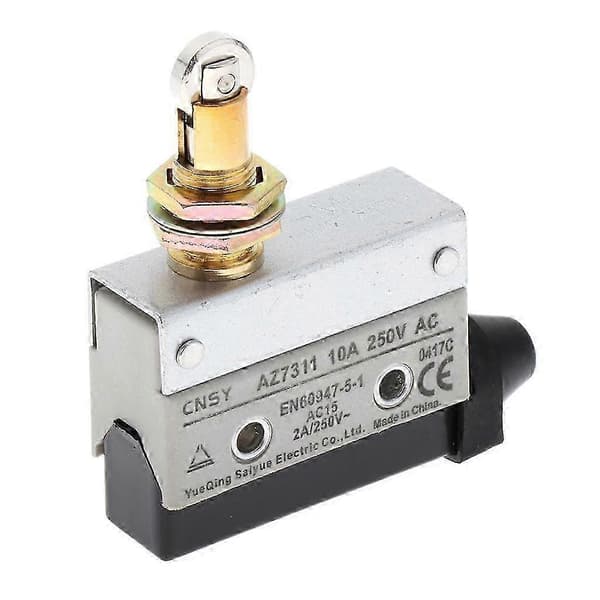 Premium AZ7311 Endebryter, Panelmontert Rulleplunger 10A 250V