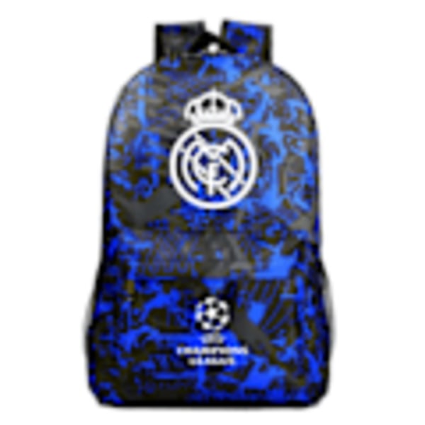 Graffiti Real Madrid Champions League Ryggsäck Fan Ryggsäck Student Skolväska Förvaringsväska
