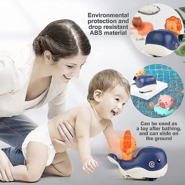 Legetøj til babybadekar Badekarlegetøj Skildpadder Plastbadelegetøj Badekar Poollegetøj