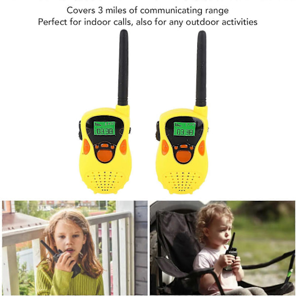 Walkie Talkie Leksak Klart Ljud Stabil Signal Handhållen Kommunikations Interaktiv Leksak