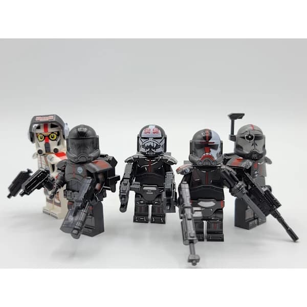 Star Wars Bad Batch Custom Minifigur 5-pakning