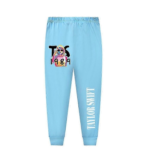 Taylor Swift Långärmad Pyjamas Pyjamas Set Barn Pjs Sovkläder Nattkläder Swiftie Fans Present Purple 13-14 Years