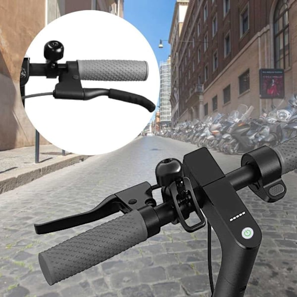 2 Kahvaa Xiaomi Mijia M365 1S sähköpotkulautoihin, kumikahva liukuestokuvioinnilla, harmaa 12 cm