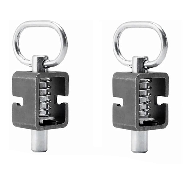 Släpvagnslås, Svetsas på 5/8 tum Fjäderlåsmontering 2-pack