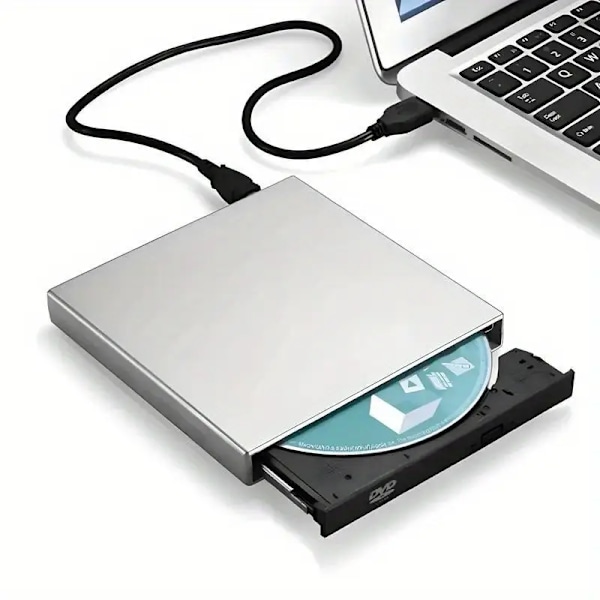 Extern DVD Optisk Enhet USB 3.0 CD/DVD Spelare Läsare Brännare för Laptop