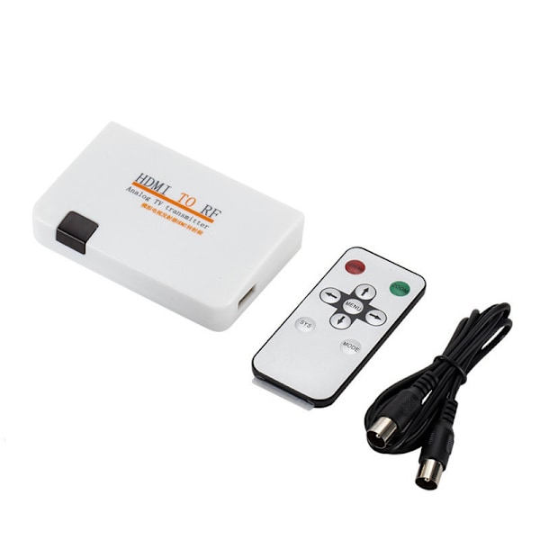 HDMI till RF analog TV-sändare HDMI till RF-signal HDMI till RF-signal till kabelsignal