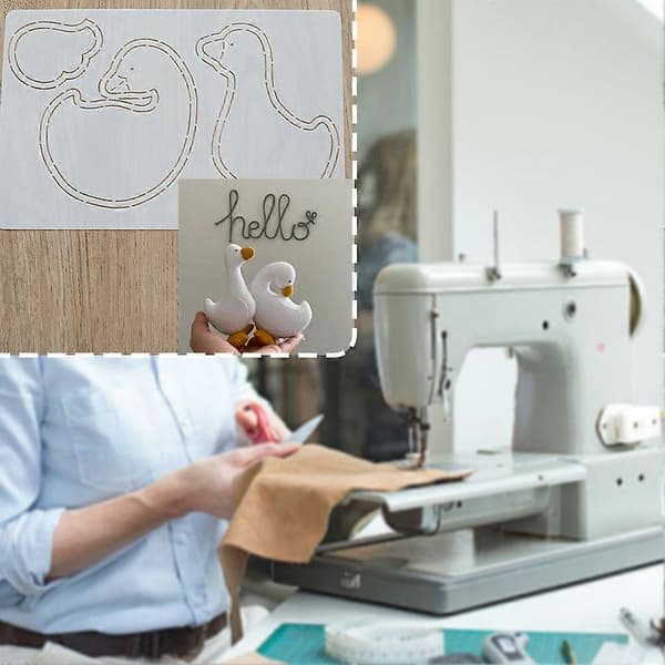 DIY Handbroderiverktyg DIY Patchworkschablon för Sömnadsbroderientusiaster