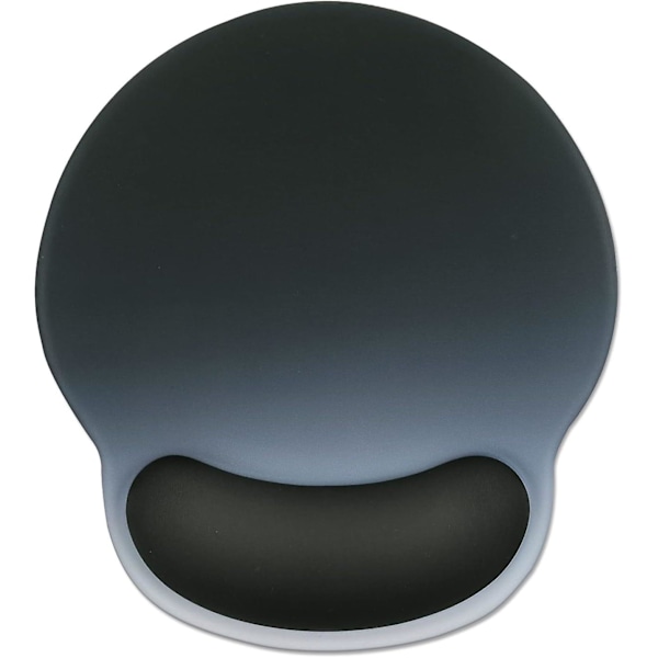 iLeadon Ergonomisk Musmatta med Handledsstöd Gradient, Halkfri Gummibas Minnesskum Handledsstöd för Hem, Kontor Enkel Skrivning & Smärtlindring, Graphi