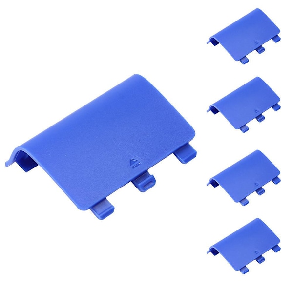 5 stk. Batterideksel Erstatningsdeler for Xbox One-kontroller Blue