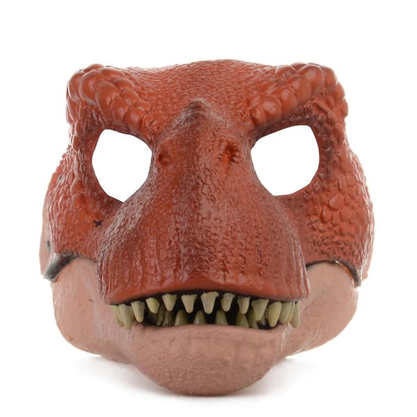 Dinosaur-kostymehodeplagg Velociraptor-hodeplagg Dinosaurleker med åpningskjeve, barn Cospa