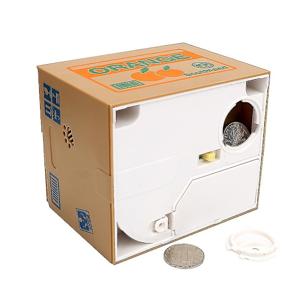 Automatisk Panda Katt Stjäla Mynt Bank Pengar Sparlåda Elektroniska Pengaboxar Spargrisar Barn Present-cl.