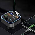 Bluetooth FM-sender og oplader 20w - Bil - Biloplader