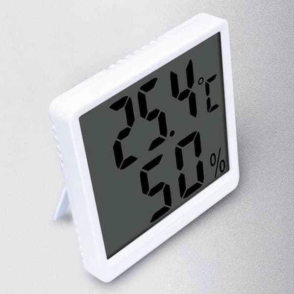 Högprecisions Termometer Hygrometer Stor Display / Väggmontering / Skrivbord Pink