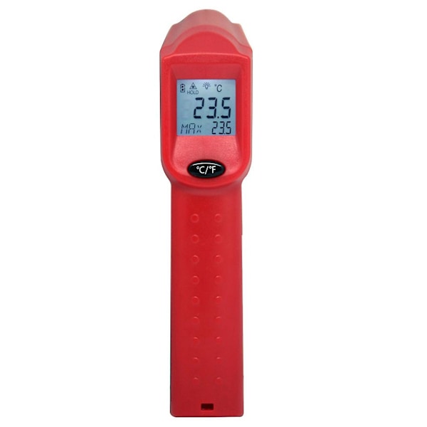 Beröringsfri digital infraröd termometer för akvarium, LCD-färgskärm, laserpistol, pyrometer, högprecisions temperaturtestare