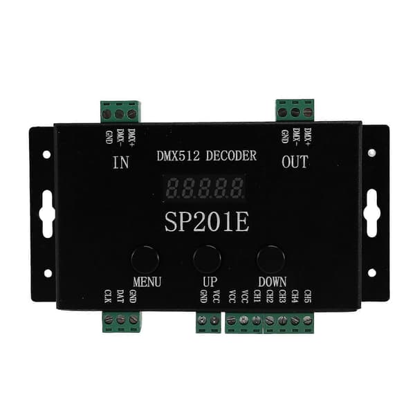 Sp201e Dmx512 Ws2812b Ws2811 Dmx Til Spi Kontroller Dekoder, støtter Flere Ics