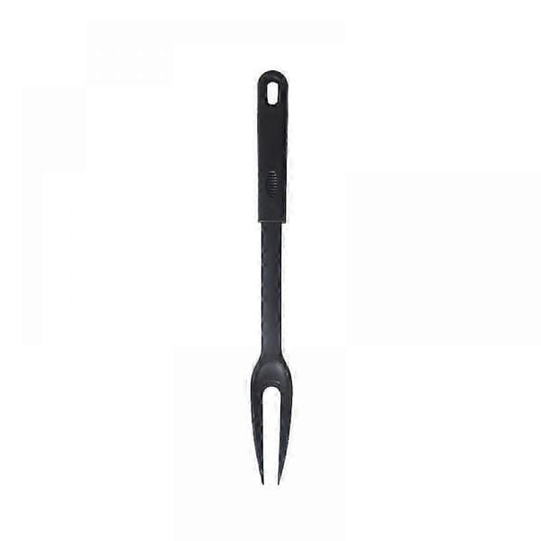 Perus nyloninen lihahaarukka, 30 cm, musta versio 0621