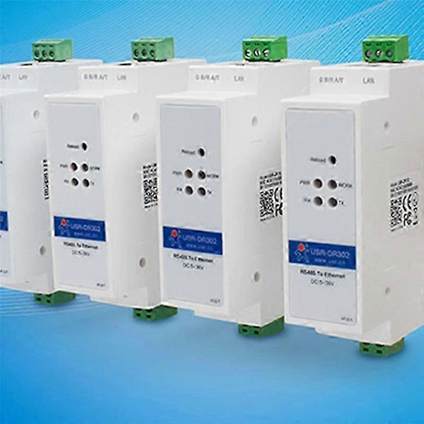 USR-DR302 Din Skinne Seriel RS485 til Ethernet TCP IP Server Modul