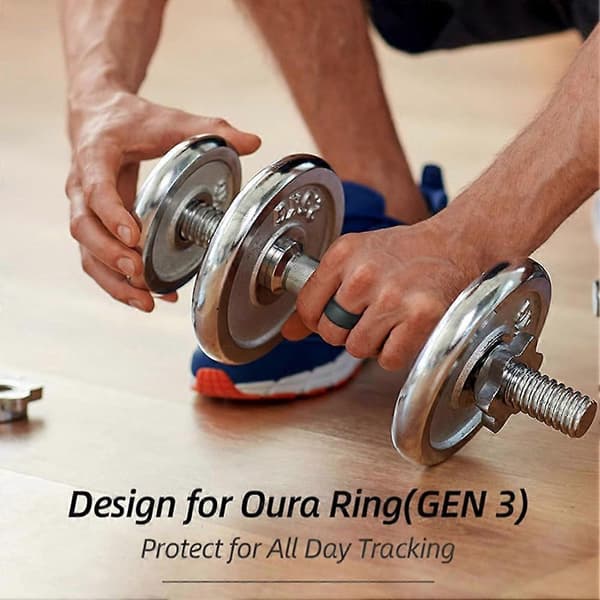 4 st Silikonringarsskydd för Oura-ringar Gen Flexibel Mjuk Repskyddande Silikonprotector för Träning S