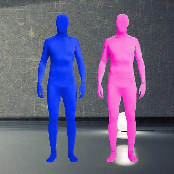 Festkostume Kjole Usynlig Morph Suit Heldragt Mænd Kvinder