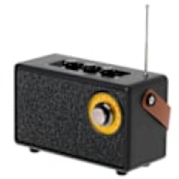 FM Radio med Bluetooth og TWS - Sort
