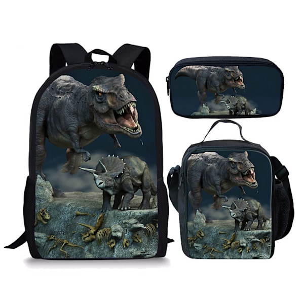Jurassic World Rygsæk Dinosaur Skoletaske Børnemadpose