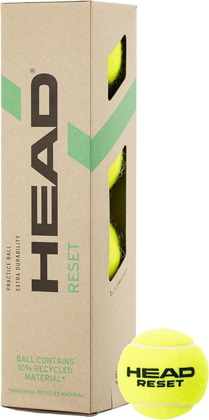 Reset Enkel Burk med 4 Tennisbollar