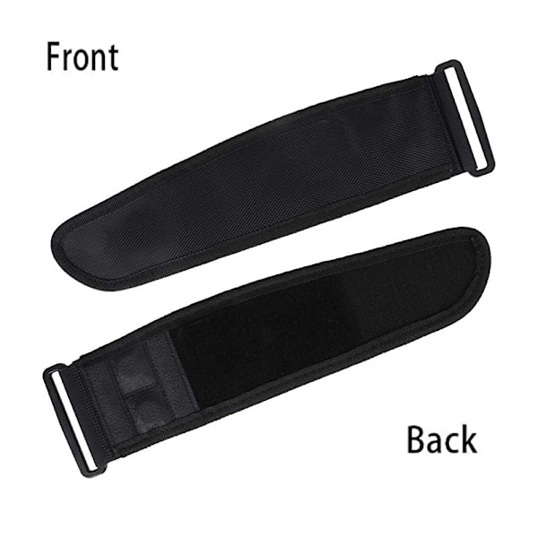 Universal Magnetisk Sort Nylon Afstandsmåler Rem (Sort)