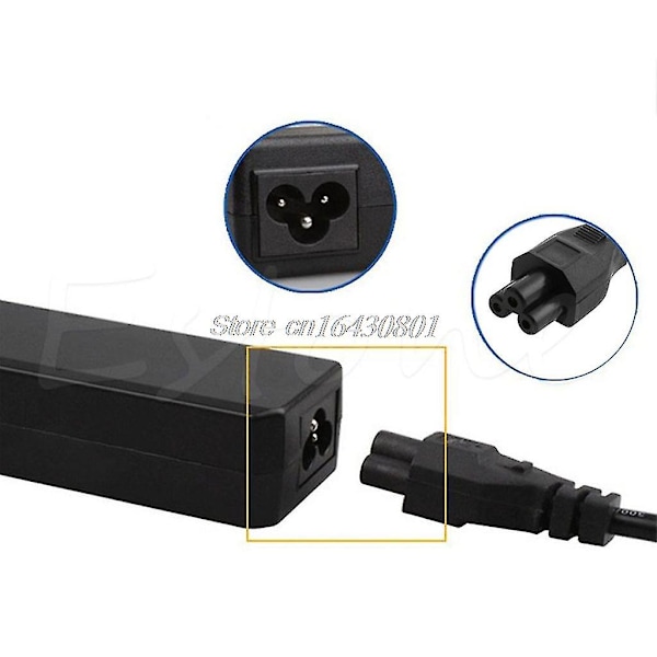 Universell Förlängningsersättning 3-Pin AC Strömkabel För Dator, TV, Monitor