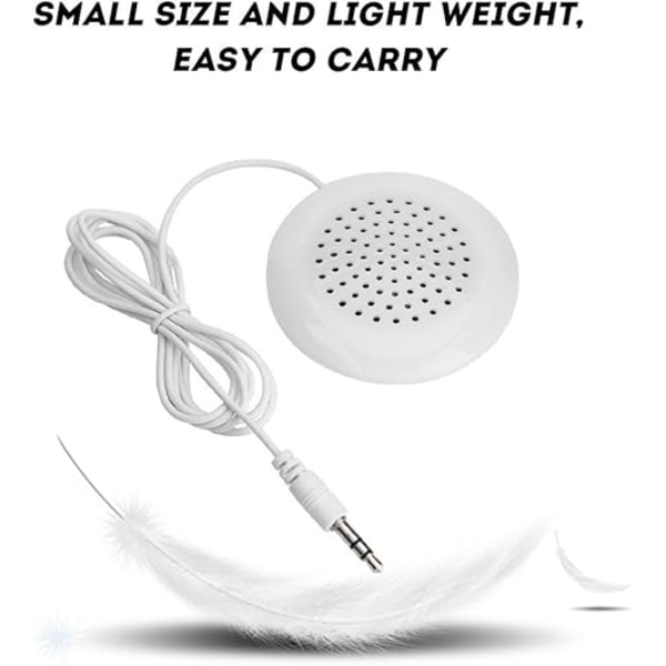 3,5 mm DIY Kuddhögtalare Mini Stereohögtalare för MP3-telefon Bärbar CD