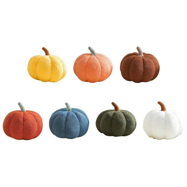 Halloween Pumpa Kudddekor, Pumpa Plysch Kudde Fleece Fyllda Pumpor Dekoration Halloween Pumpor Skast Kudde Till Soffan, Mjuk Halloween Pump green 35cm