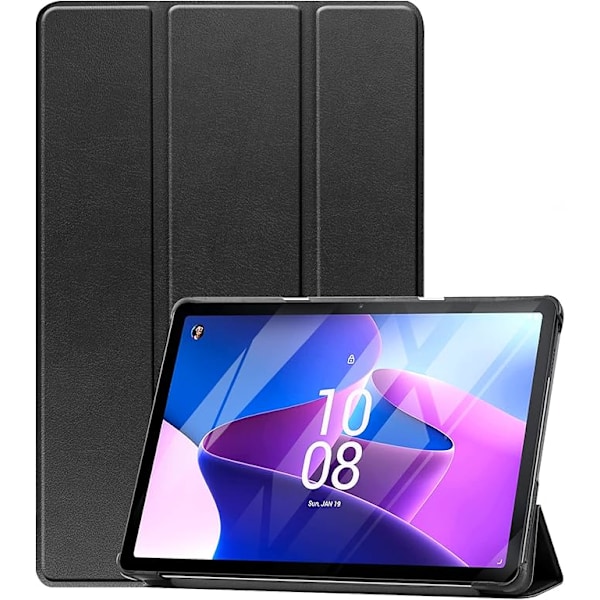 Lenovo Tab M10 10,1-tuumainen (3. sukupolvi) erittäin ohut suojakotelo, sopii Lenovo Tab M10 10,1-tuumaiselle 2022 - musta